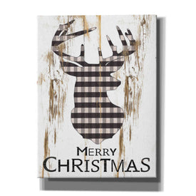 'Merry Christmas Deer' by Cindy Jacobs, Canvas Wall Art