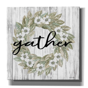 'Gather Wreath' by Cindy Jacobs, Canvas Wall Art