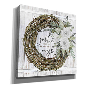 'Gratitude Wreath' by Cindy Jacobs, Canvas Wall Art