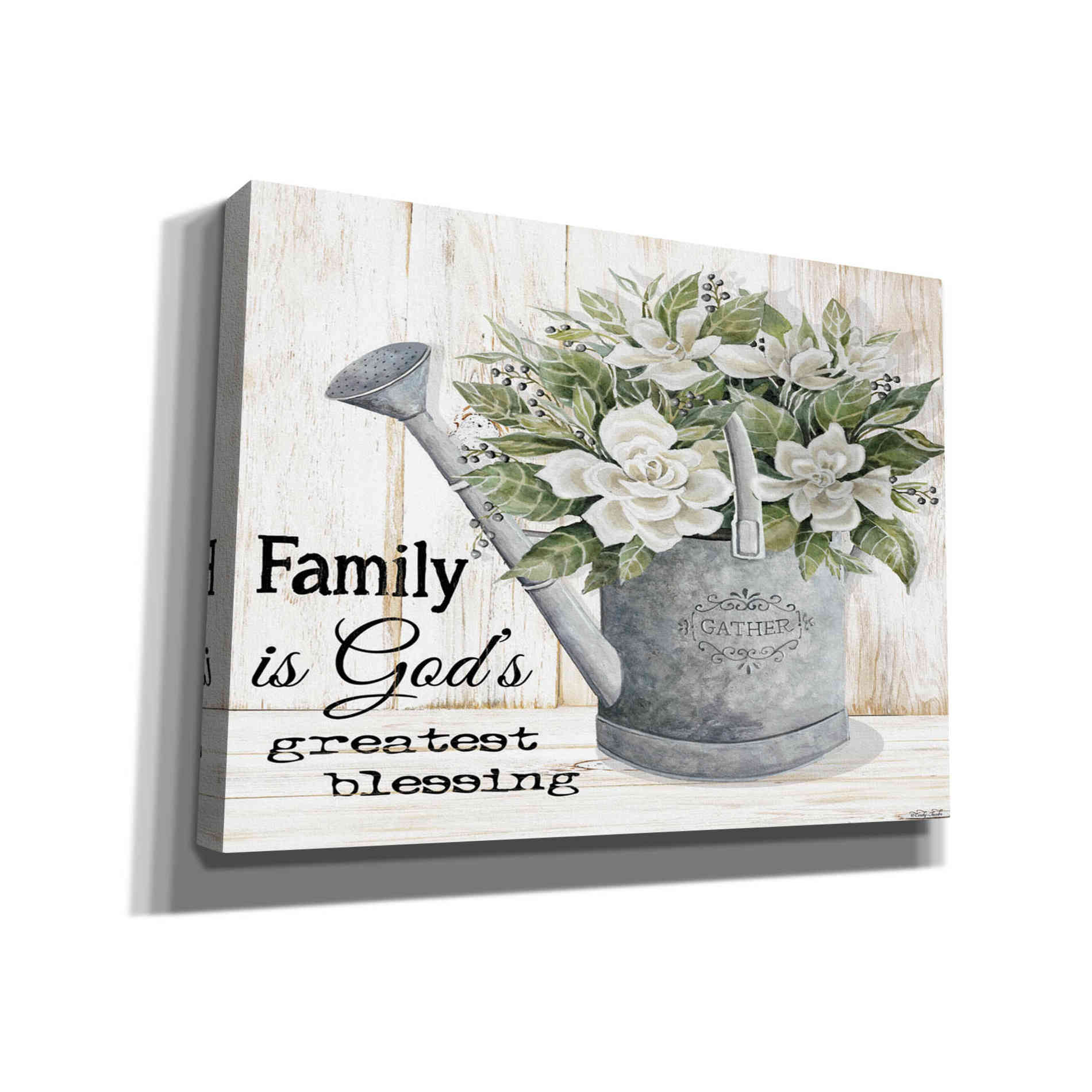 'Family is God's Greatest Blessing' by Cindy Jacobs, Canvas Wall Art