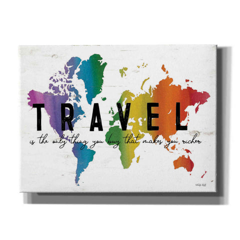 Image of 'Travel is the Only thing You Buy' by Cindy Jacobs, Canvas Wall Art