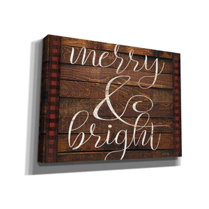 'Merry & Bright on Wood Panels' by Cindy Jacobs, Canvas Wall Art