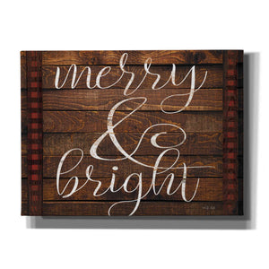 'Merry & Bright on Wood Panels' by Cindy Jacobs, Canvas Wall Art