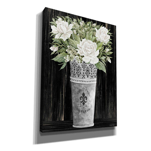 Image of 'Punched Tin Floral III' by Cindy Jacobs, Canvas Wall Art