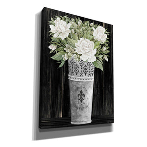 'Punched Tin Floral III' by Cindy Jacobs, Canvas Wall Art