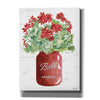 'Patriotic Red Jar' by Cindy Jacobs, Canvas Wall Art