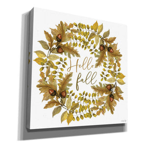 'Hello Fall Wreath' by Cindy Jacobs, Canvas Wall Art