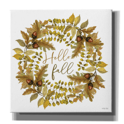 Image of 'Hello Fall Wreath' by Cindy Jacobs, Canvas Wall Art