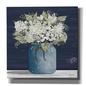 'White Flowers I' by Cindy Jacobs, Canvas Wall Art