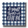 'Do Small Things with Great Love' by Imperfect Dust, Canvas Wall Art