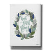 'But First Pray Wreath' by Imperfect Dust, Canvas Wall Art