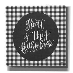 'Great is Thy Faithfulness' by Imperfect Dust, Canvas Wall Art