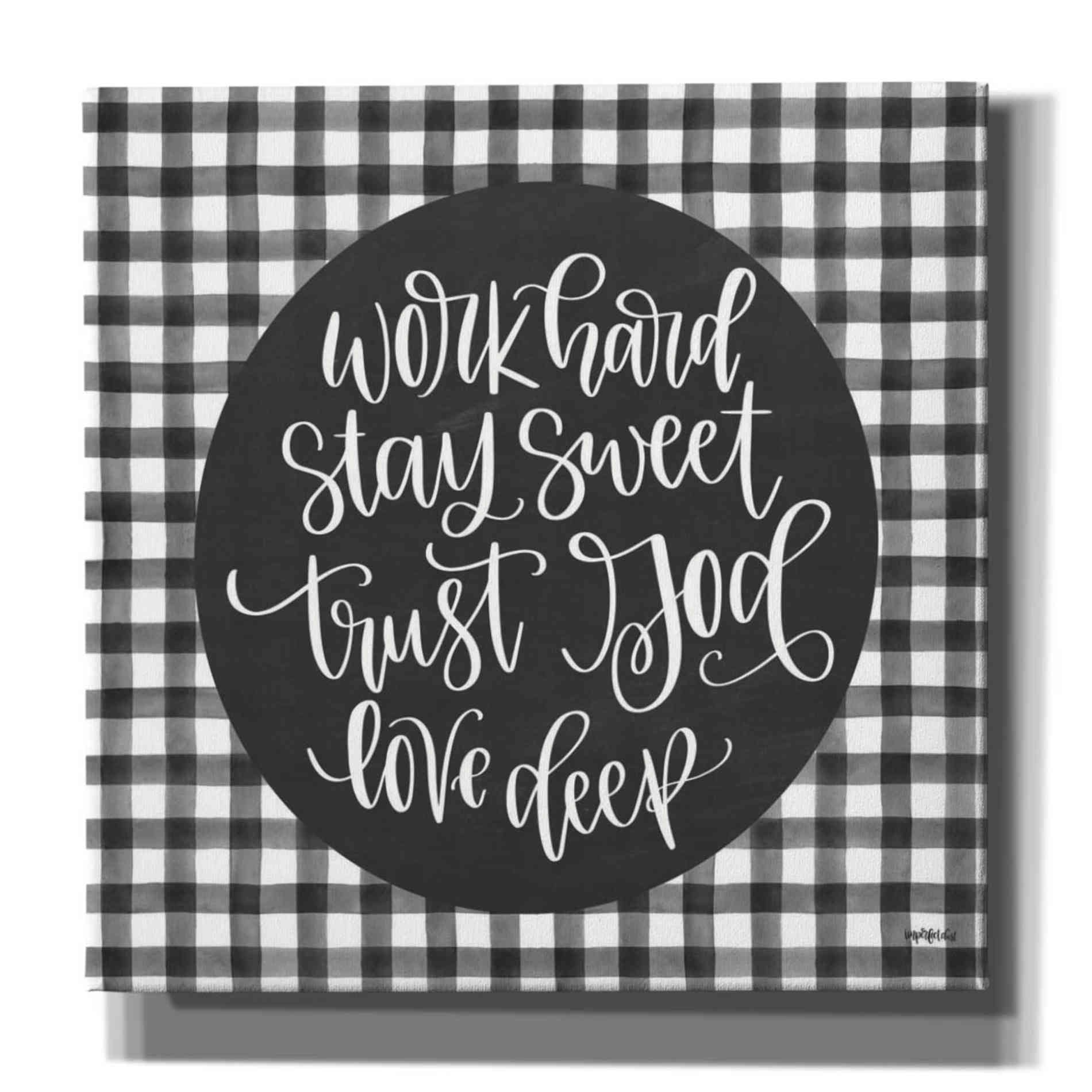 'Trust God' by Imperfect Dust, Canvas Wall Art