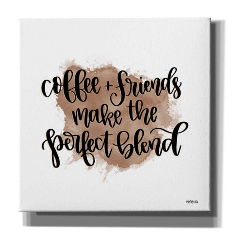 Image of 'Coffee + Friends' by Imperfect Dust, Canvas Wall Art