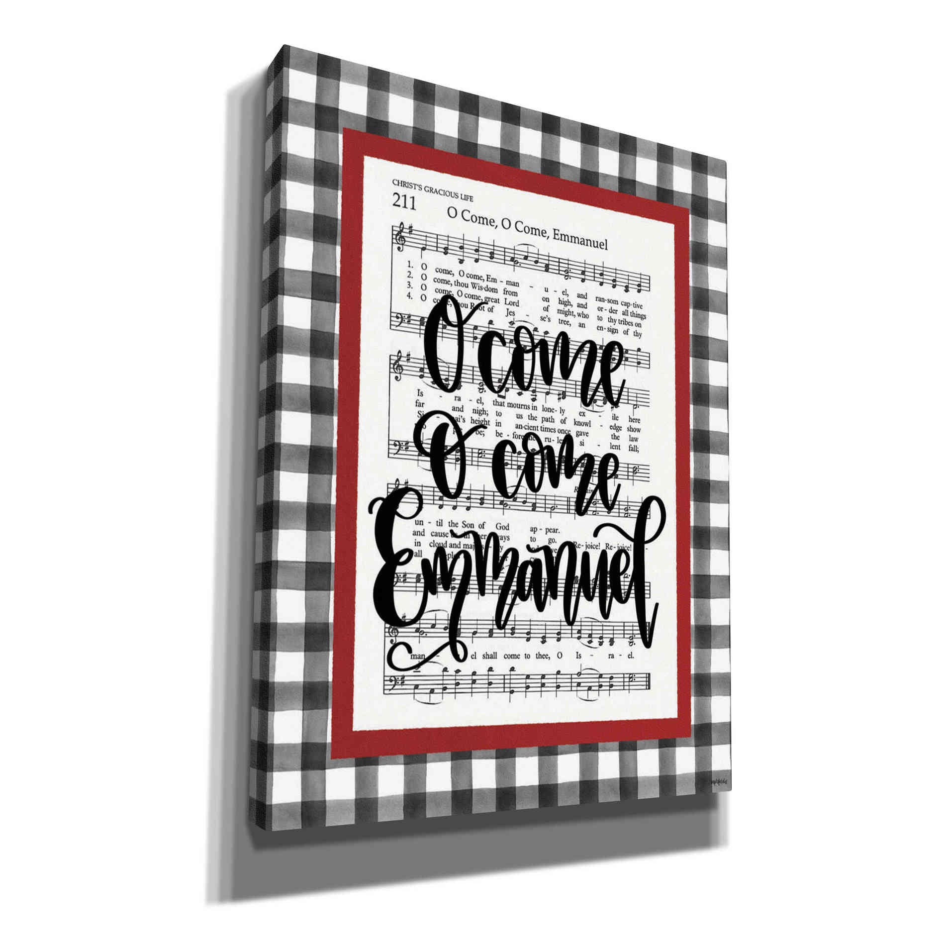 'O Come Emmanuel' by Imperfect Dust, Canvas Wall Art