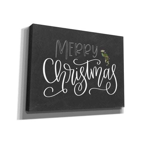 Image of 'Merry Christmas Chalkboard' by Imperfect Dust, Canvas Wall Art
