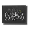 'Merry Christmas Chalkboard' by Imperfect Dust, Canvas Wall Art