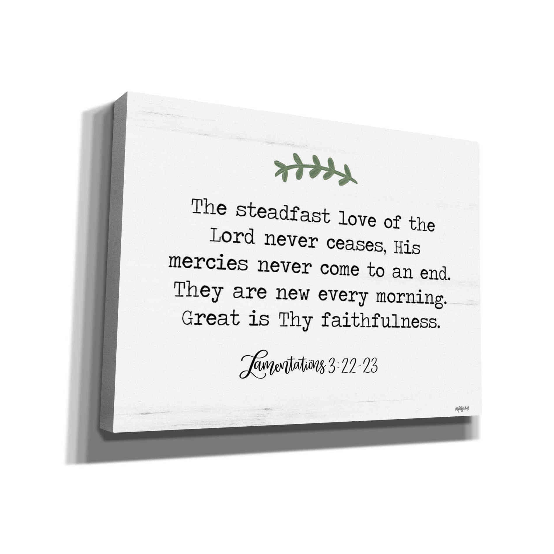 'Mercies' by Imperfect Dust, Canvas Wall Art