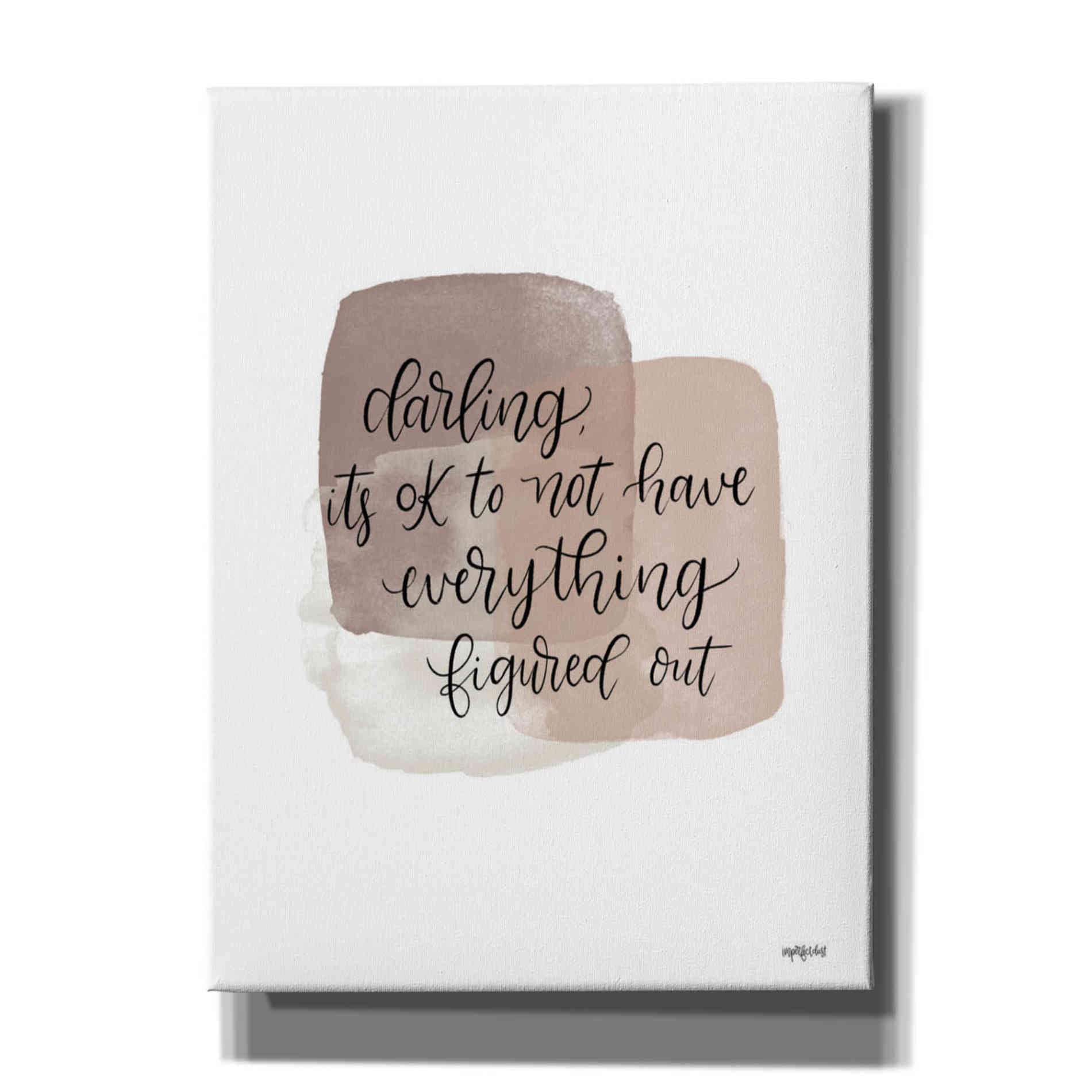 'It's Ok' by Imperfect Dust, Canvas Wall Art