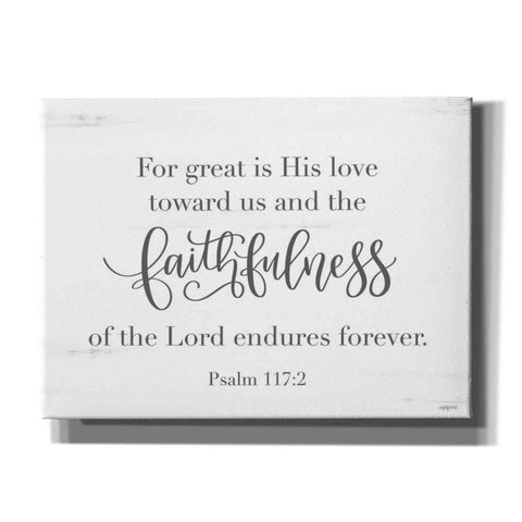 Image of 'Faithfulness' by Imperfect Dust, Canvas Wall Art