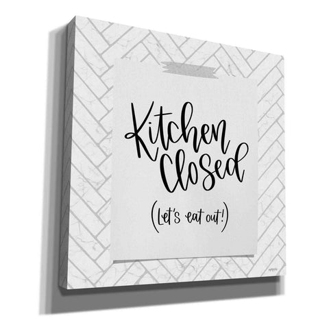 Image of 'Kitchen Closed' by Imperfect Dust, Canvas Wall Art