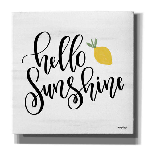 Image of 'Hello Sunshine' by Imperfect Dust, Canvas Wall Art