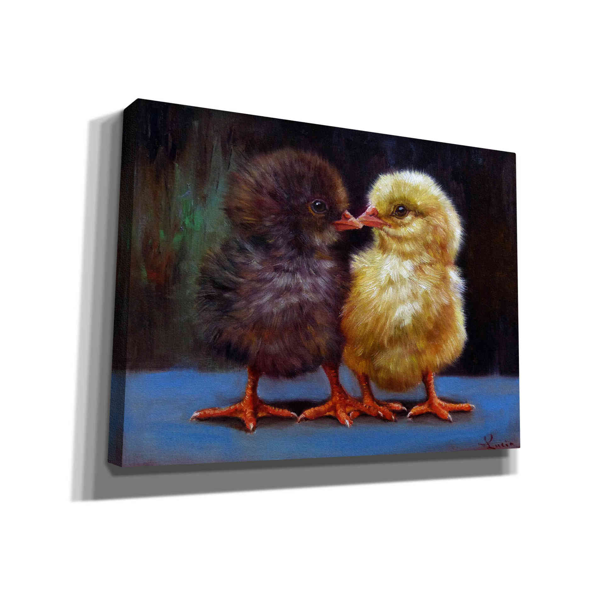 'The Kiss' by Lucia Heffernan, Canvas Wall Art