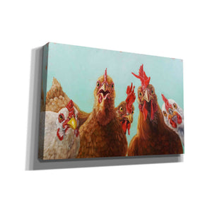 'Chicken for Dinner' by Lucia Heffernan, Canvas Wall Art