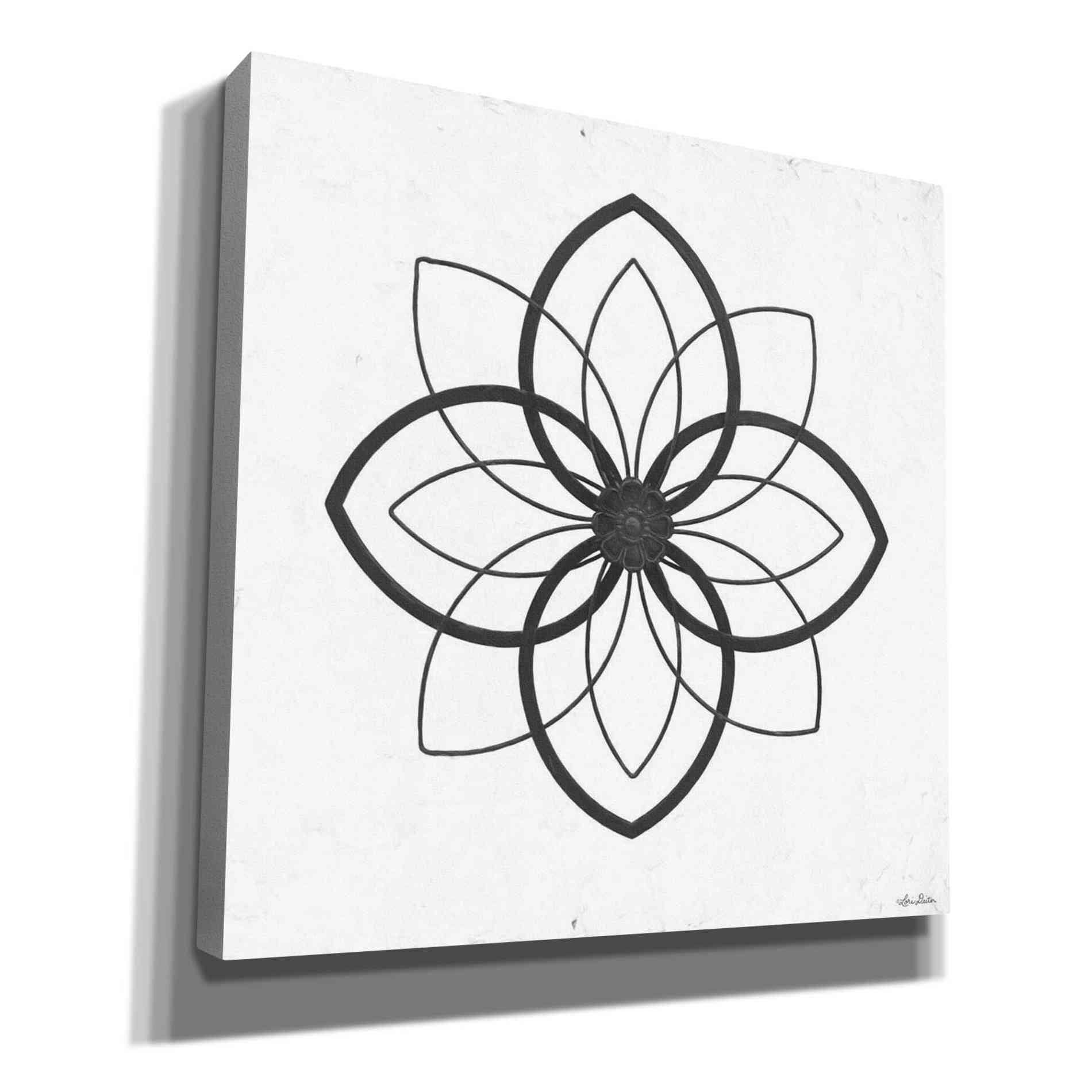 'Metal Art on Stucco III' by Lori Deiter, Canvas Wall Art