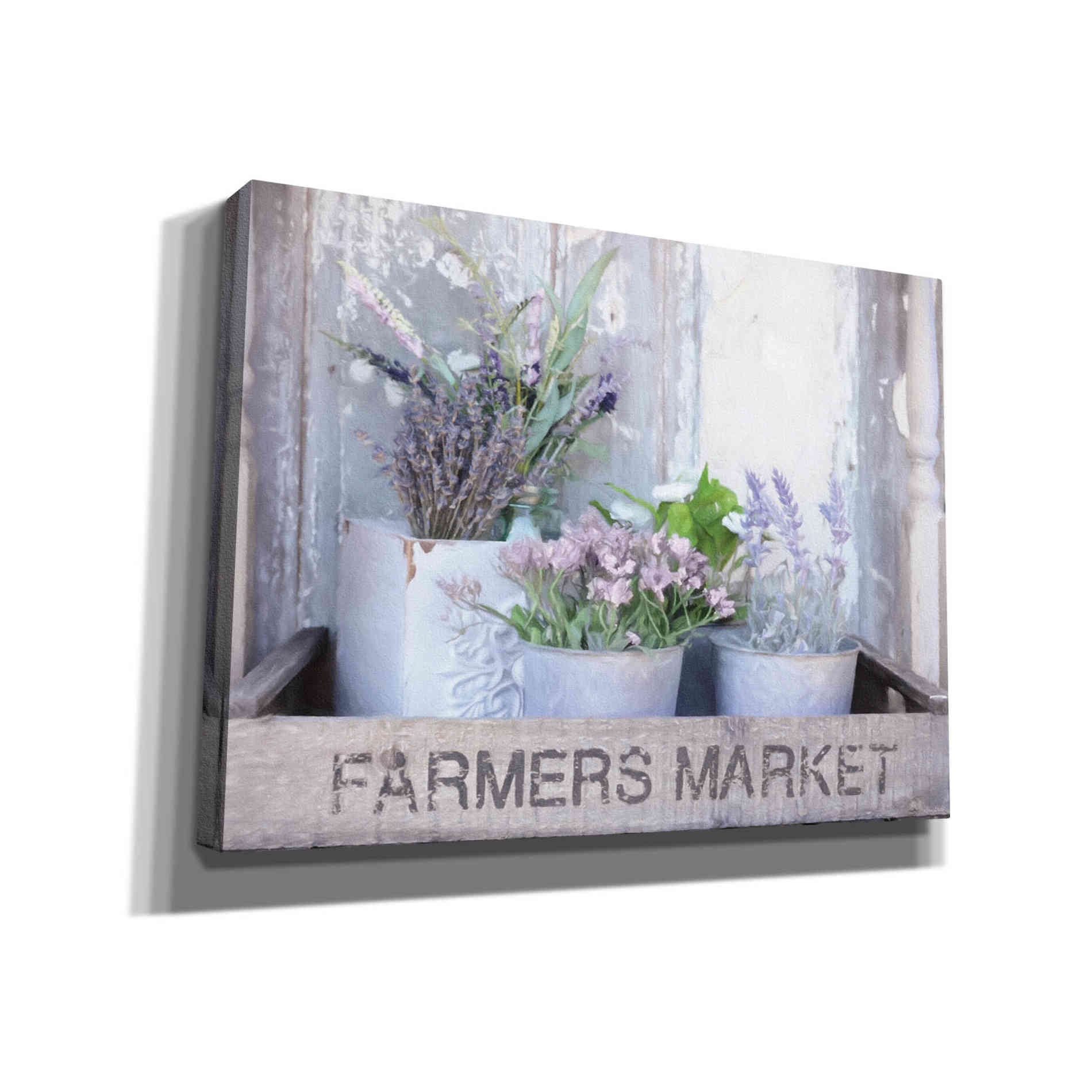 'Farmer's Lavender' by Lori Deiter, Canvas Wall Art
