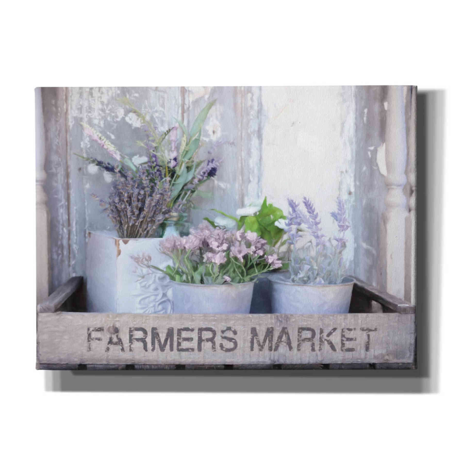 'Farmer's Lavender' by Lori Deiter, Canvas Wall Art