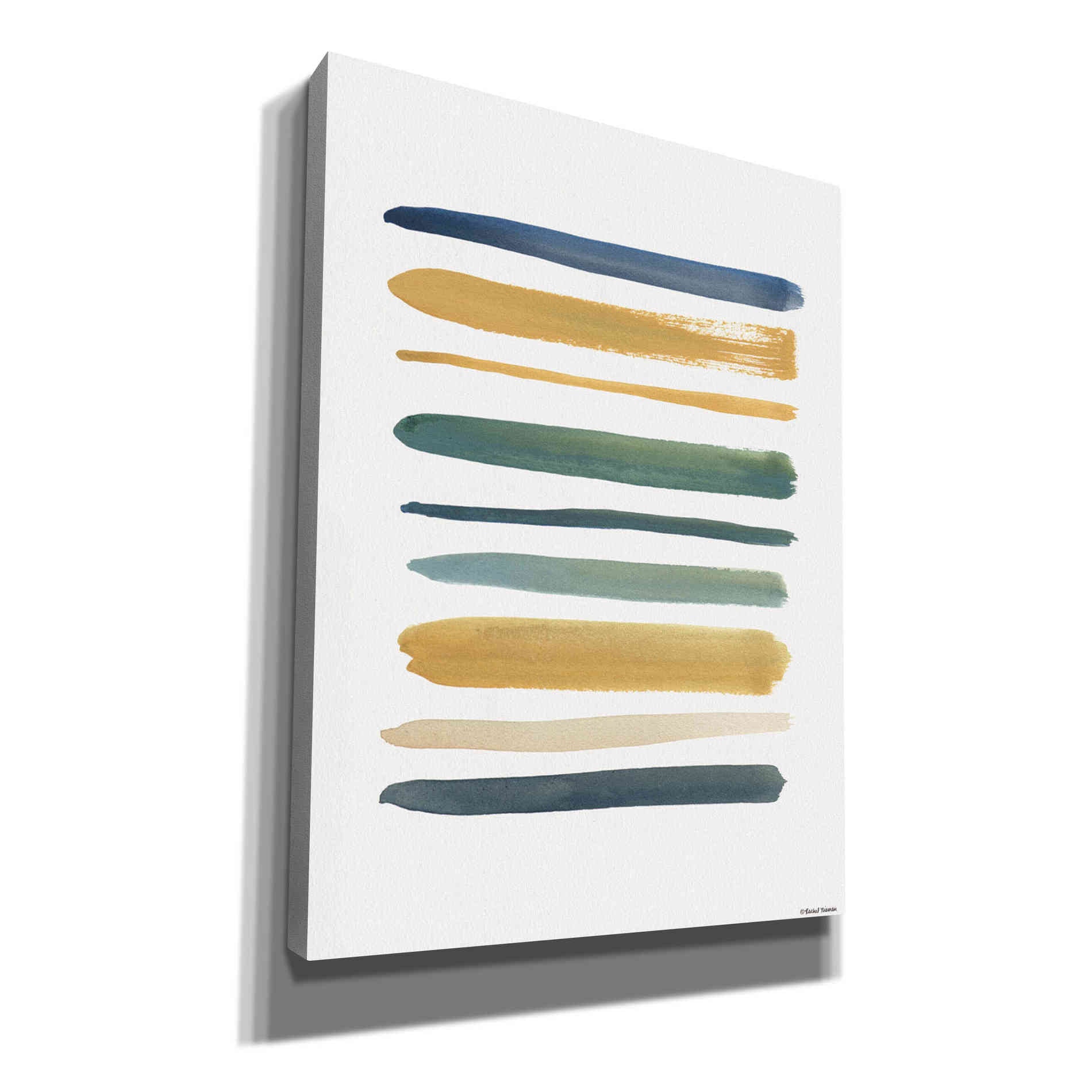'Mustard Yellow Collection 2' by Rachel Nieman, Canvas Wall Art
