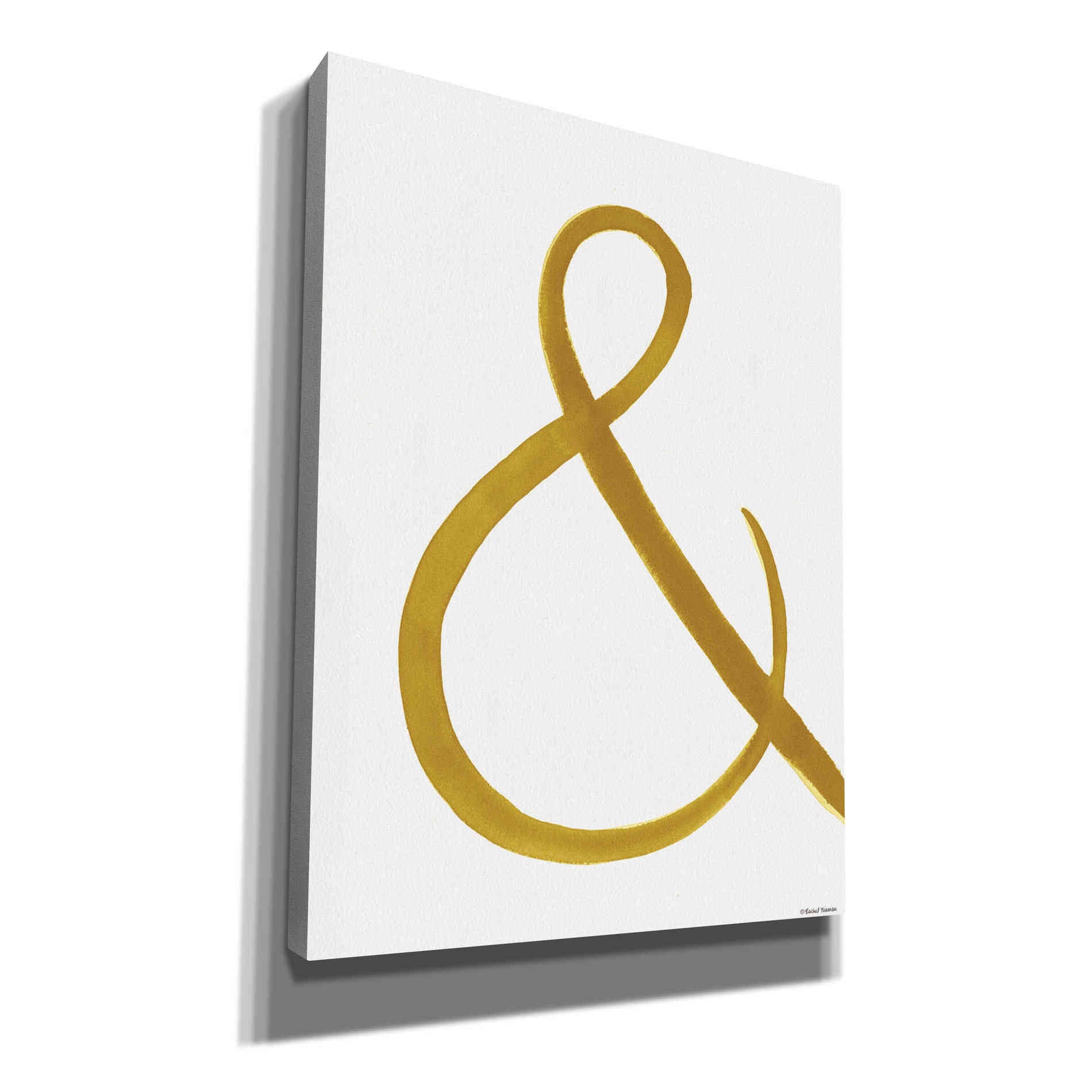 'Mustard Yellow Collection 3' by Rachel Nieman, Canvas Wall Art