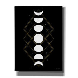 'Geometric Moon Phases' by Rachel Nieman, Canvas Wall Art