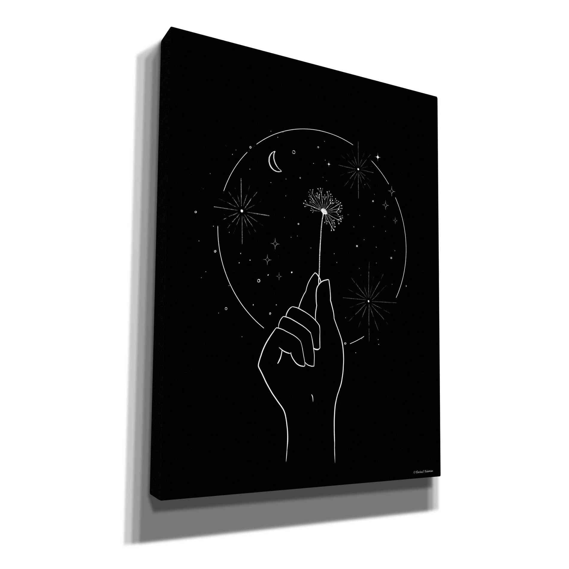 'Space Dandelion' by Rachel Nieman, Canvas Wall Art