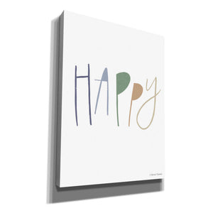 'Happy' by Rachel Nieman, Canvas Wall Art