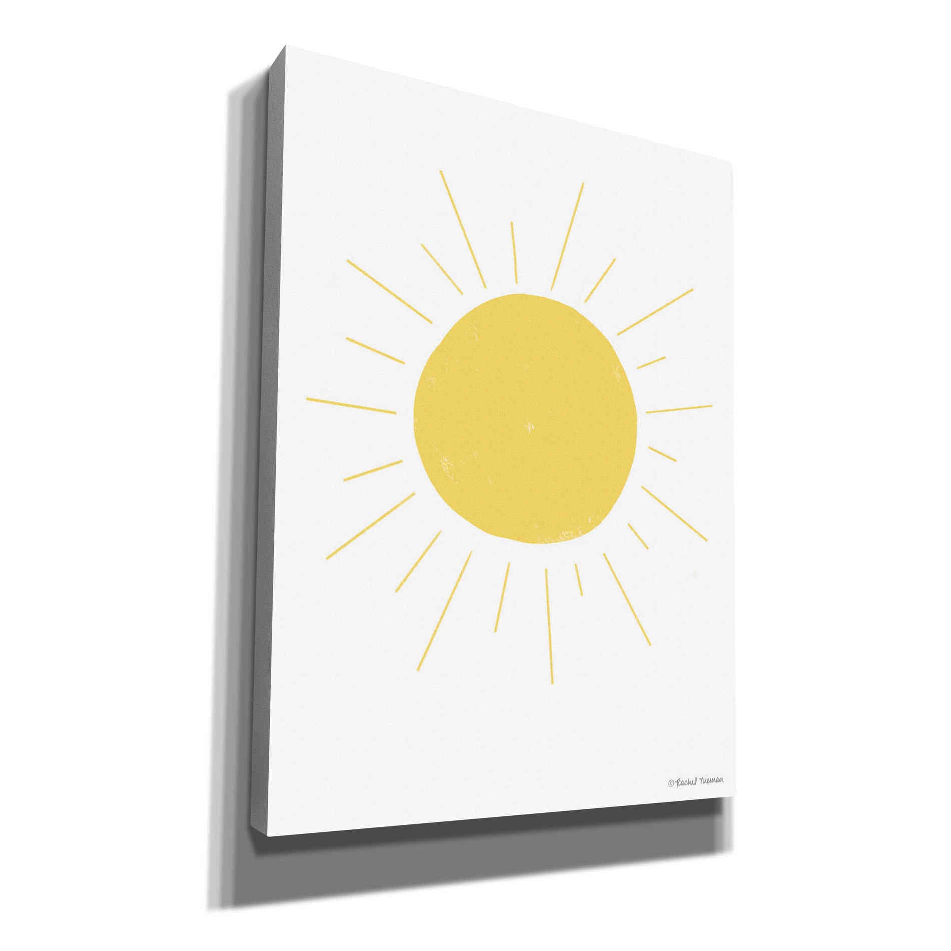 'Happy Sun' by Rachel Nieman, Canvas Wall Art