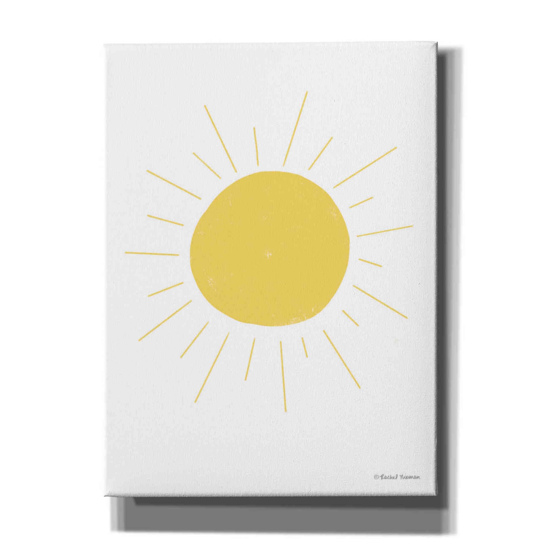 'Happy Sun' by Rachel Nieman, Canvas Wall Art