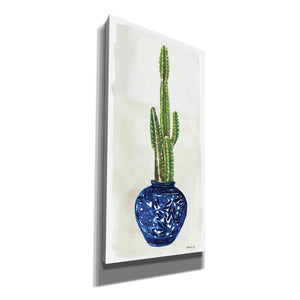 'Cacti in Blue Pot 1' by Stellar Design Studio, Canvas Wall Art
