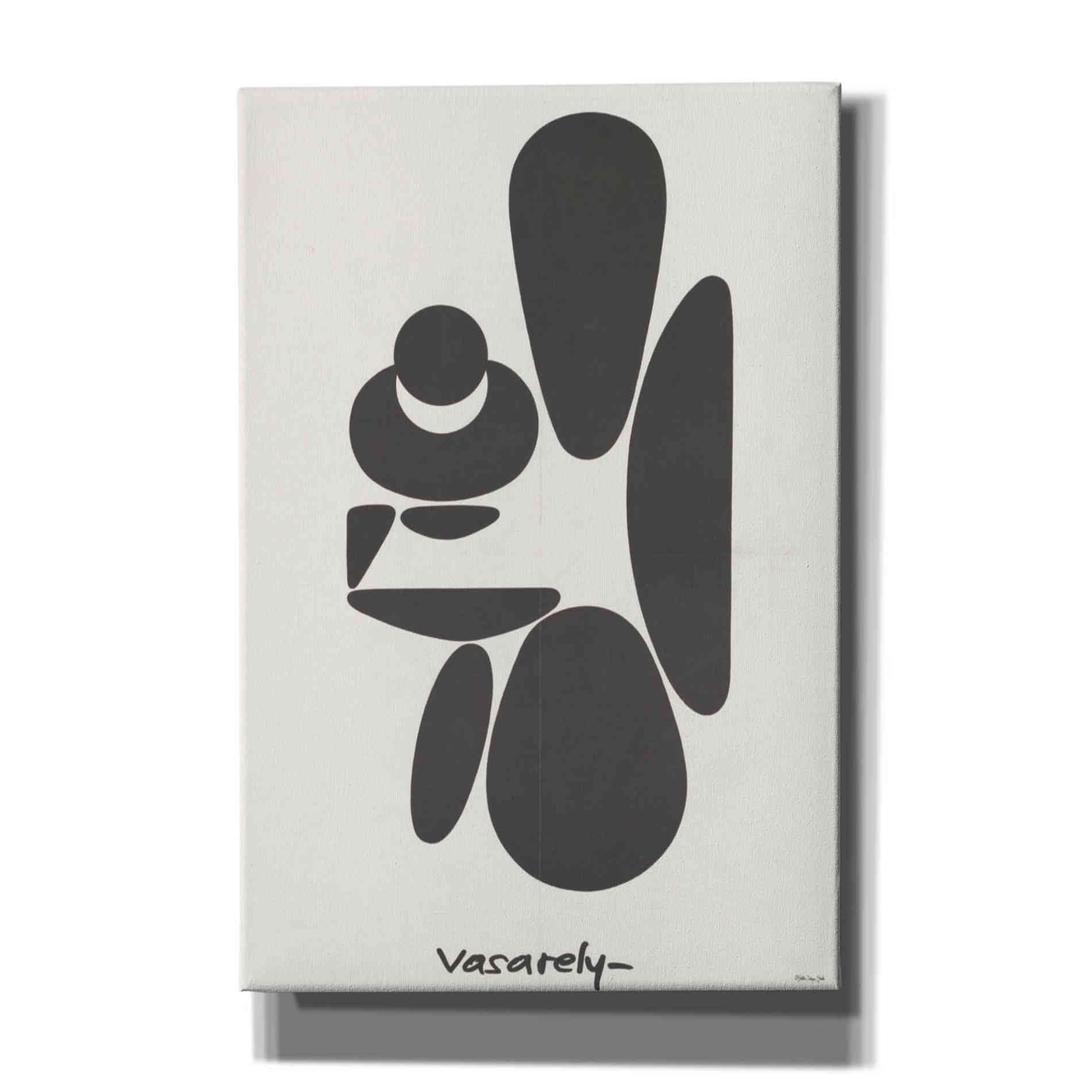 'Vasarely Abstract' by Stellar Design Studio, Canvas Wall Art