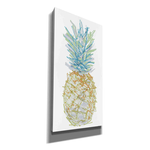 Image of 'Sketchy Pineapple 1' by Stellar Design Studio, Canvas Wall Art