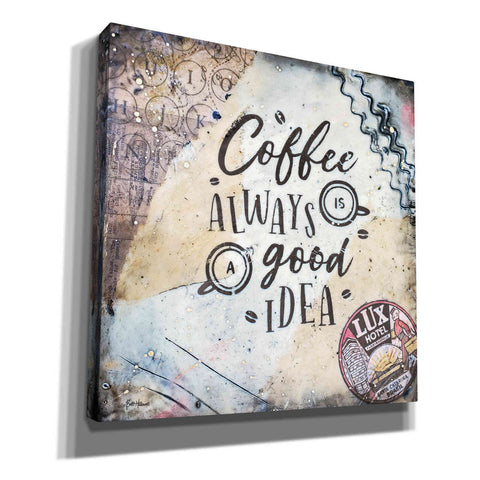 Image of 'Coffee Love' by Britt Hallowell, Canvas Wall Art