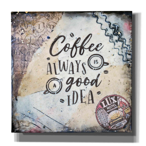 Image of 'Coffee Love' by Britt Hallowell, Canvas Wall Art