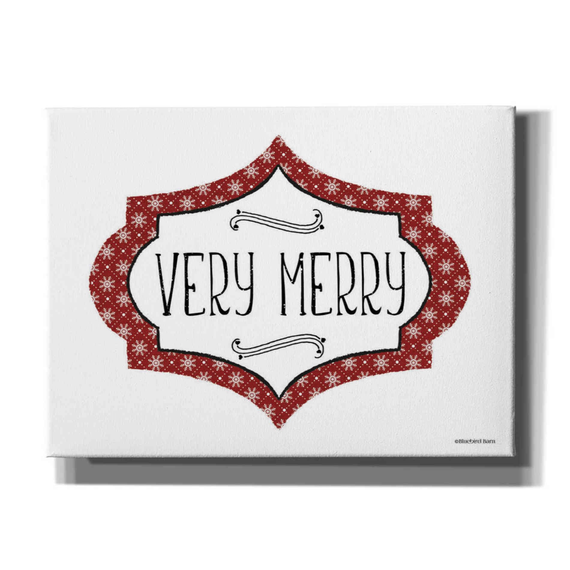 'Very Merry' by Bluebird Barn, Canvas Wall Art