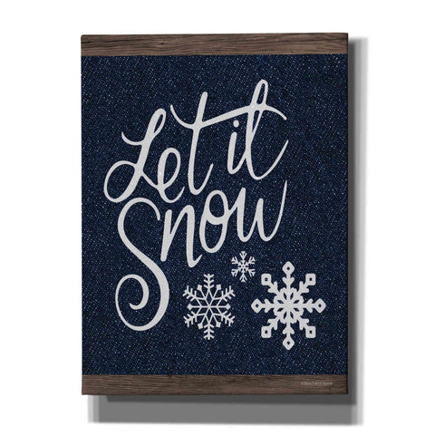 Image of 'Let It Snow' by Bluebird Barn, Canvas Wall Art