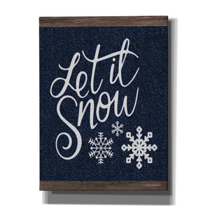 'Let It Snow' by Bluebird Barn, Canvas Wall Art