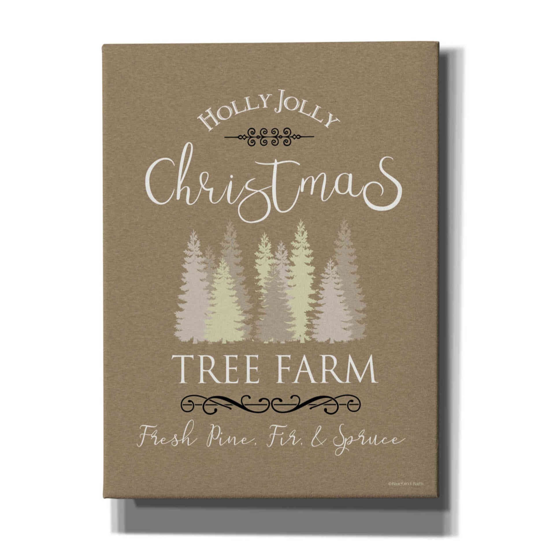 'Holly Jolly Christmas Tree Farm I' by Bluebird Barn, Canvas Wall Art