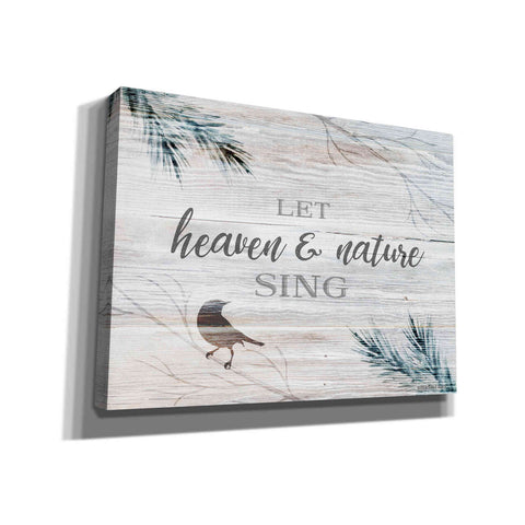 Image of 'Let Heaven & Nature Sing' by Bluebird Barn, Canvas Wall Art