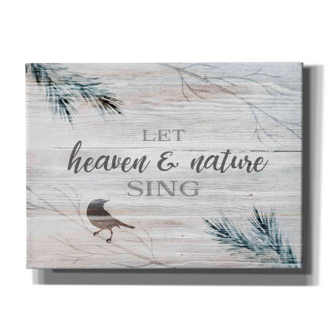 Image of 'Let Heaven & Nature Sing' by Bluebird Barn, Canvas Wall Art