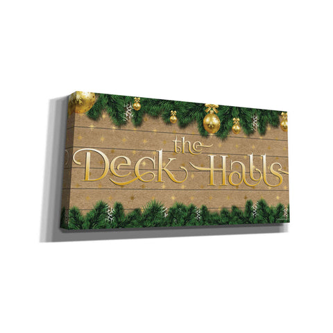 Image of 'Deck the Halls' by Bluebird Barn, Canvas Wall Art